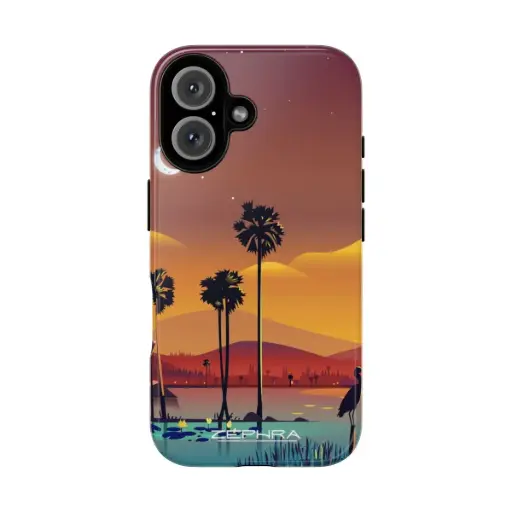 Palm Tree Sunset Tough Case